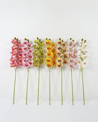 Artificial Flower 80cm  cymbedium  single stem GS-64922009 Single Flowers YeahFlower is one of Chinese leading OEM manufacturers and exporters , supplying the silk flowers, wholesale artificial trees