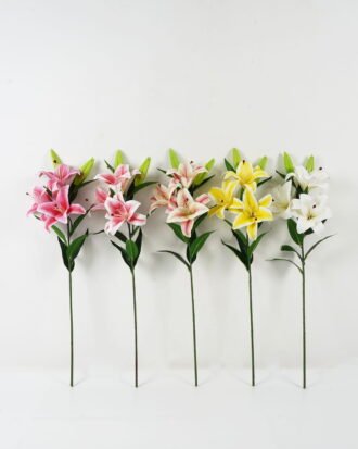 Artificial Flower 88cm Lily  single stem GS-64922008 Single Flowers YeahFlower is one of Chinese leading OEM manufacturers and exporters , supplying the silk flowers, wholesale artificial trees