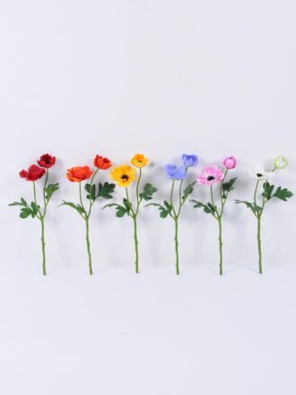 Artificial Flower 12*12*53cm Rose *2 single stem GS-53622015 Single Flowers 3,000+ sqm showroom with thousands of artificial flowers, plants & trees ready for global sourcing.