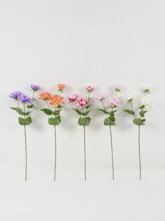 Artificial Flower 18*18*60cm Clematis*5 single stem GS-16822042-P1 Single Flowers 3,000+ sqm showroom with thousands of artificial flowers, plants & trees ready for global sourcing.