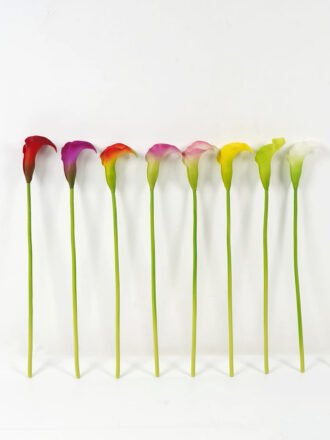 Artificial Flower 10*10*62cm Common callalily single stem GS-31322006-R1 Single Flowers 3,000+ sqm showroom with thousands of artificial flowers, plants & trees ready for global sourcing.