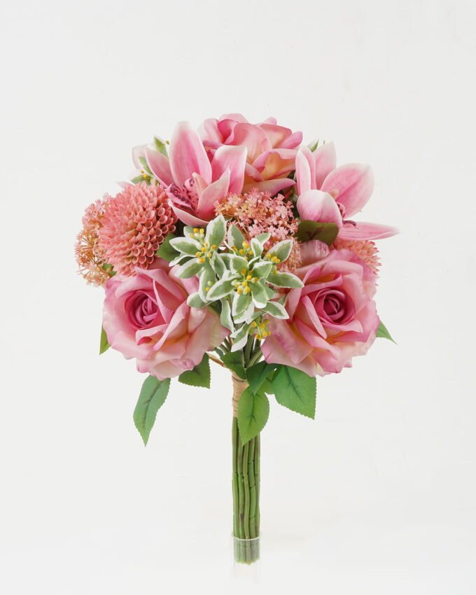 Artificial Flower 28*28*40cm Cymbidium Rose *16 bundle GS-00522006-P3 Bouquet YeahFlower is one of Chinese leading OEM manufacturers and exporters , supplying the silk flowers, wholesale artificial trees