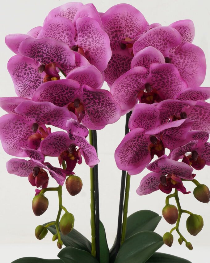 Artificial Flower 30*30*50cm Cymbidium in Cement pot GS-22222036 Potted Flowers&Plants YeahFlower is one of Chinese leading OEM manufacturers and exporters , supplying the silk flowers, wholesale artificial trees