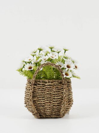 Artificial Flower 20*15*23cm Daisy in Basket GS-03322106P1P40-Y1 Potted Flowers&Plants 3,000+ sqm showroom with thousands of artificial flowers, plants & trees ready for global sourcing.