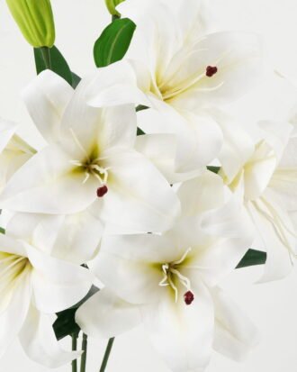 Artificial Flower 37*37*60cm  Lily  bush GS-64922010-W1 Flowers Bush YeahFlower is one of Chinese leading OEM manufacturers and exporters , supplying the silk flowers, wholesale artificial trees