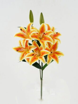 Artificial Flower 37*37*60cm  Lily  bush GS-64922010-W1 Flowers Bush 3,000+ sqm showroom with thousands of artificial flowers, plants & trees ready for global sourcing.
