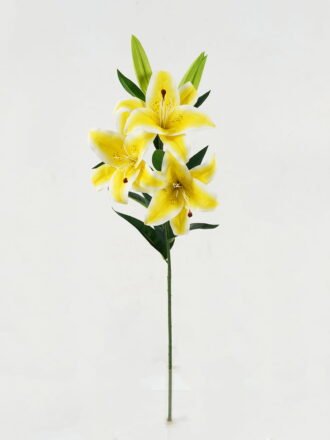 Artificial Flower 20*20*67cm Lily  single stem GS-64922007-W1 Single Flowers 3,000+ sqm showroom with thousands of artificial flowers, plants & trees ready for global sourcing.