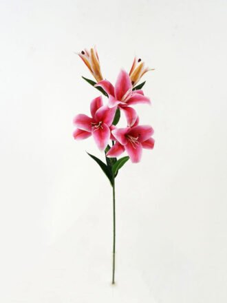 Artificial Flower 25*25*87cm Lily  single stem GS-64922022 Single Flowers 3,000+ sqm showroom with thousands of artificial flowers, plants & trees ready for global sourcing.