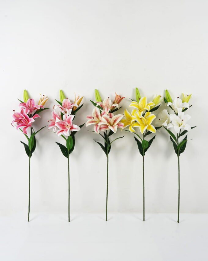 Artificial Flower 25*25*87cm Lily  single stem GS-64922022 Single Flowers YeahFlower is one of Chinese leading OEM manufacturers and exporters , supplying the silk flowers, wholesale artificial trees