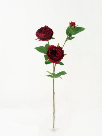 Artificial Flower 18*18*60cm Little rose *3 simgle stem GS-46322005-P4 Single Flowers 3,000+ sqm showroom with thousands of artificial flowers, plants & trees ready for global sourcing.