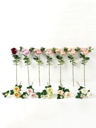 Artificial Flower 20*20*36cm Short peony *2 simgle stem GS-46322004-W4 Single Flowers 3,000+ sqm showroom with thousands of artificial flowers, plants & trees ready for global sourcing.