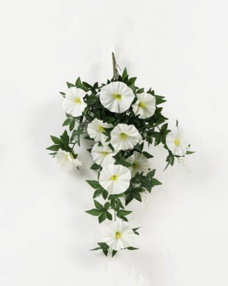 Artificial Flower 30*30*66cm Morning glory hanging GS-16822047 Banners&Garlands YeahFlower is one of Chinese leading OEM manufacturers and exporters , supplying the silk flowers, wholesale artificial trees