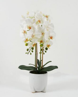 Artificial Flower 20*18*64cm Orchid*3 in ceramic pot GS-22220010 Potted Flowers&Plants YeahFlower is one of Chinese leading OEM manufacturers and exporters , supplying the silk flowers, wholesale artificial trees