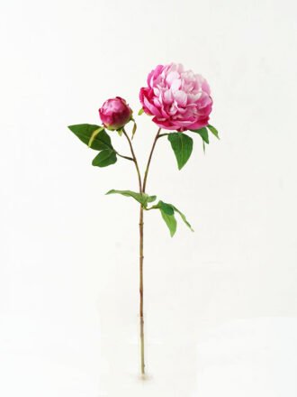 Artificial Flower 25*25*71cm Peony *2 single stem GS-46322003-R1 Single Flowers 3,000+ sqm showroom with thousands of artificial flowers, plants & trees ready for global sourcing.