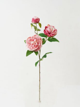 Artificial Flower 25*25*74cm Peony *3 single stem GS-46322002 Single Flowers 3,000+ sqm showroom with thousands of artificial flowers, plants & trees ready for global sourcing.