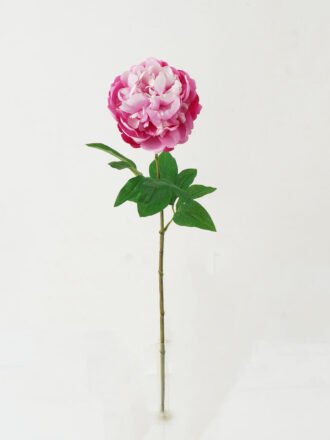 Artificial Flower 20*20*67cm Peony single stem GS-46322001-W1 Single Flowers 3,000+ sqm showroom with thousands of artificial flowers, plants & trees ready for global sourcing.