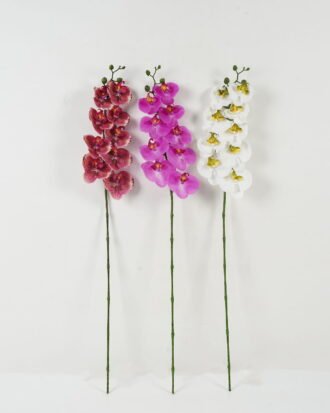 Artificial Flower 17*17*100cm Phalaenopsis *9 single stem GS-31322001 Single Flowers YeahFlower is one of Chinese leading OEM manufacturers and exporters , supplying the silk flowers, wholesale artificial trees