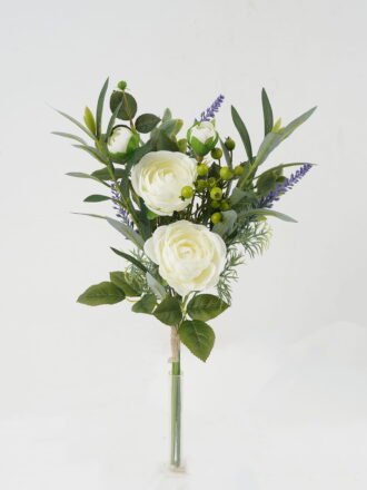 Artificial Flower 25*25*48cm Plateresque *6 bundle GS-16822043 Bouquet 3,000+ sqm showroom with thousands of artificial flowers, plants & trees ready for global sourcing.