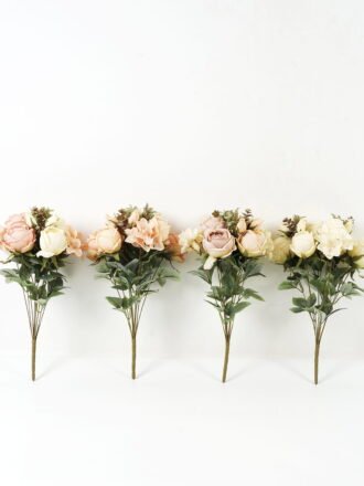 Artificial Flower H:50CM ROSE BUSH*10 GS-00522003DUP-W1 Flowers Bush 3,000+ sqm showroom with thousands of artificial flowers, plants & trees ready for global sourcing.