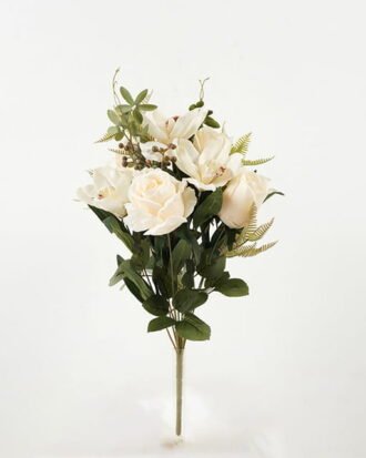 Artificial Flower H:47CM ROSE BUSH*10 GS-00522004DUP-W1 Flowers Bush YeahFlower is one of Chinese leading OEM manufacturers and exporters , supplying the silk flowers, wholesale artificial trees