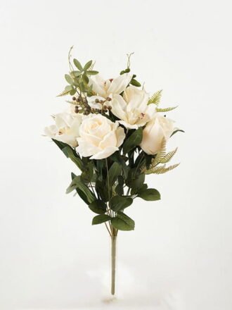 Artificial Flower H:50CM ROSE BUSH*10 GS-00522003DUP-Z1 Flowers Bush 3,000+ sqm showroom with thousands of artificial flowers, plants & trees ready for global sourcing.