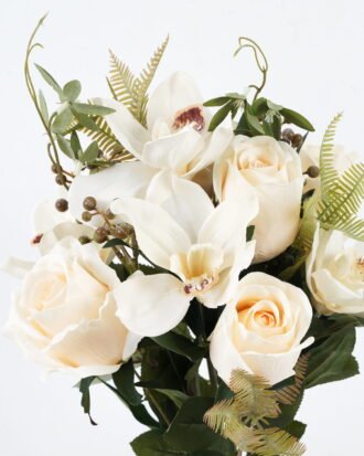 Artificial Flower H:47CM ROSE BUSH*10 GS-00522004DUP-W1 Flowers Bush YeahFlower is one of Chinese leading OEM manufacturers and exporters , supplying the silk flowers, wholesale artificial trees