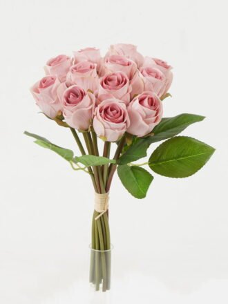 Artificial Flower 17*17*28cm Rose *12 bundle GS-62422001-W1 Bouquet 3,000+ sqm showroom with thousands of artificial flowers, plants & trees ready for global sourcing.