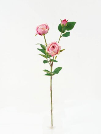 Artificial Flower 20*20*61cm Rose *3 single stem GS-46322006-W1 Single Flowers 3,000+ sqm showroom with thousands of artificial flowers, plants & trees ready for global sourcing.