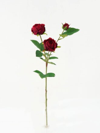 Artificial Flower 20*20*61cm Rose *3 single stem GS-46322007-P3 Single Flowers 3,000+ sqm showroom with thousands of artificial flowers, plants & trees ready for global sourcing.