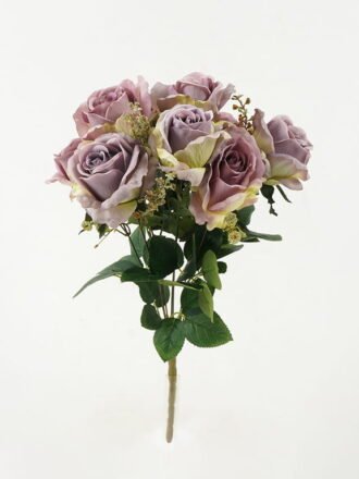 Artificial Flower H:47CM ROSE BUSH*10 GS-00522004DUP-W1 Flowers Bush 3,000+ sqm showroom with thousands of artificial flowers, plants & trees ready for global sourcing.