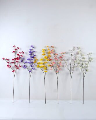 Artificial Flower 20*100CM SINGLE wolfberry flower spray GS-12819007-R1 Single Flowers YeahFlower is one of Chinese leading OEM manufacturers and exporters , supplying the silk flowers, wholesale artificial trees