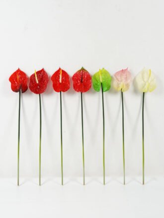 Artificial Flower 11*11*69cm Super-large anthurium single stem GS-41522006-G1 Single Flowers 3,000+ sqm showroom with thousands of artificial flowers, plants & trees ready for global sourcing.