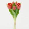 Artificial Flower Tulip 5 GS-24522001-R2_6 Artificial Flower 15*15*29cm Tulip *5 GS-24522001-R2 Bouquet 3,000+ sqm showroom with thousands of artificial flowers, plants & trees ready for global sourcing.