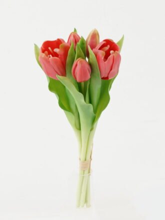 Artificial Flower 13*13*29cm Tulip *5 GS-24522003 Bouquet 3,000+ sqm showroom with thousands of artificial flowers, plants & trees ready for global sourcing.