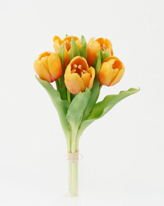 Artificial Flower 17*17*29cm Tulip *5 GS-24522002 Bouquet 3,000+ sqm showroom with thousands of artificial flowers, plants & trees ready for global sourcing.