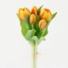 Artificial Flower 13*13*29cm Tulip *5 GS-24522003 Bouquet 3,000+ sqm showroom with thousands of artificial flowers, plants & trees ready for global sourcing.