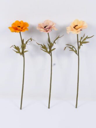 Artificial Flower 14*44CM anemone  single (SPRING) GS-16822034 Single Flowers 3,000+ sqm showroom with thousands of artificial flowers, plants & trees ready for global sourcing.