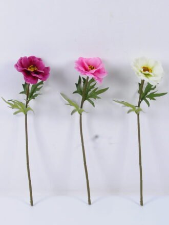 Artificial Flower 14*44CM anemone  single (AUTUMN) GS-16822035 Single Flowers 3,000+ sqm showroom with thousands of artificial flowers, plants & trees ready for global sourcing.