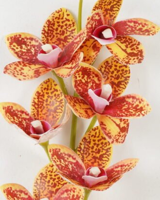 Artificial Flower 13*13*76cm cymbedium  single stem GS-64922001-O1 Single Flowers YeahFlower is one of Chinese leading OEM manufacturers and exporters , supplying the silk flowers, wholesale artificial trees