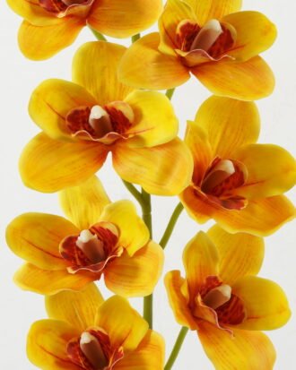 Artificial Flower 19*19*90cm  cymbedium  single stem GS-64922009-Y1 Single Flowers YeahFlower is one of Chinese leading OEM manufacturers and exporters , supplying the silk flowers, wholesale artificial trees