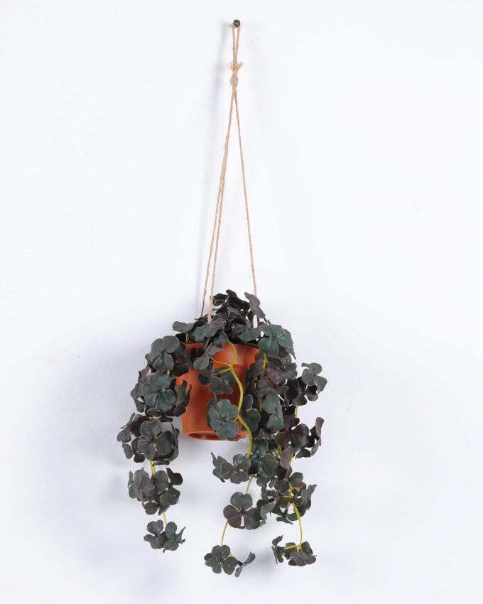 Artificial Plant 24*24*59cm Clover hanging *6 in PP pot GS-47122030 Banners&Garlands YeahFlower is one of Chinese leading OEM manufacturers and exporters , supplying the silk flowers, wholesale artificial trees