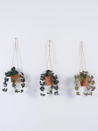 Artificial Plant 20*20*54cm Plough grass hanging in PP pot GS-47122025 Banners&Garlands 3,000+ sqm showroom with thousands of artificial flowers, plants & trees ready for global sourcing.