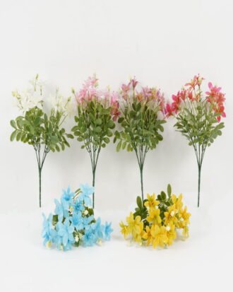 Artificial Flower 22*22*32cm Flower *7 bush GS-36622045CONTI Flowers Bush YeahFlower is one of Chinese leading OEM manufacturers and exporters , supplying the silk flowers, wholesale artificial trees