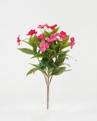 Artificial Flower 24*24*38cm Impatiens balsamina *7 bush GS-44022001OZ-R2 Flowers Bush YeahFlower is one of Chinese leading OEM manufacturers and exporters , supplying the silk flowers, wholesale artificial trees