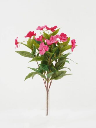 Artificial Flower 24*24*38cm Impatiens balsamina *7 bush GS-44022001OZ-W1 Flowers Bush 3,000+ sqm showroom with thousands of artificial flowers, plants & trees ready for global sourcing.