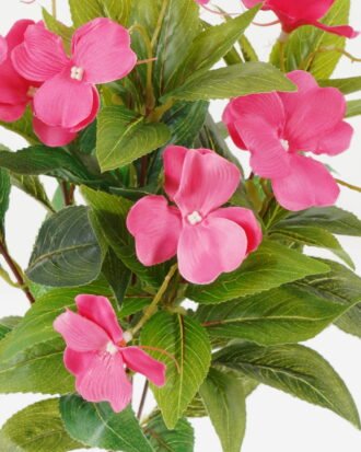 Artificial Flower 24*24*38cm Impatiens balsamina *7 bush GS-44022001OZ-R2 Flowers Bush YeahFlower is one of Chinese leading OEM manufacturers and exporters , supplying the silk flowers, wholesale artificial trees