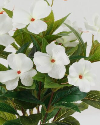 Artificial Flower 24*24*38cm Impatiens balsamina *7 bush GS-44022001OZ-W1 Flowers Bush YeahFlower is one of Chinese leading OEM manufacturers and exporters , supplying the silk flowers, wholesale artificial trees
