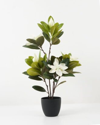Artificial Flower 35*35*69cm Magnolia flower in PP pot GS-30622021 Potted Flowers&Plants YeahFlower is one of Chinese leading OEM manufacturers and exporters , supplying the silk flowers, wholesale artificial trees