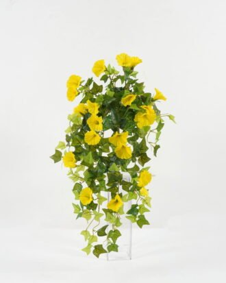 Artificial Flower 27*27*60cm Morning glory hanging GS-44022012OZ-Y1 Banners&Garlands YeahFlower is one of Chinese leading OEM manufacturers and exporters , supplying the silk flowers, wholesale artificial trees