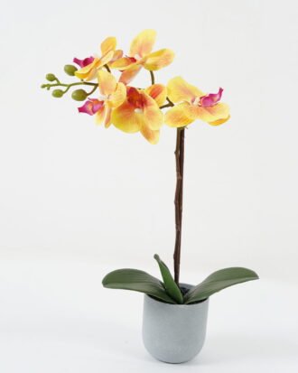 Artificial Flower 25*25*47cm Orchid *5 in PP pot GS-30622041 Potted Flowers&Plants YeahFlower is one of Chinese leading OEM manufacturers and exporters , supplying the silk flowers, wholesale artificial trees
